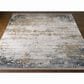 Surya Solar 12" x 15" Charcoal, Gray, Saffron and White Area Rug, , large