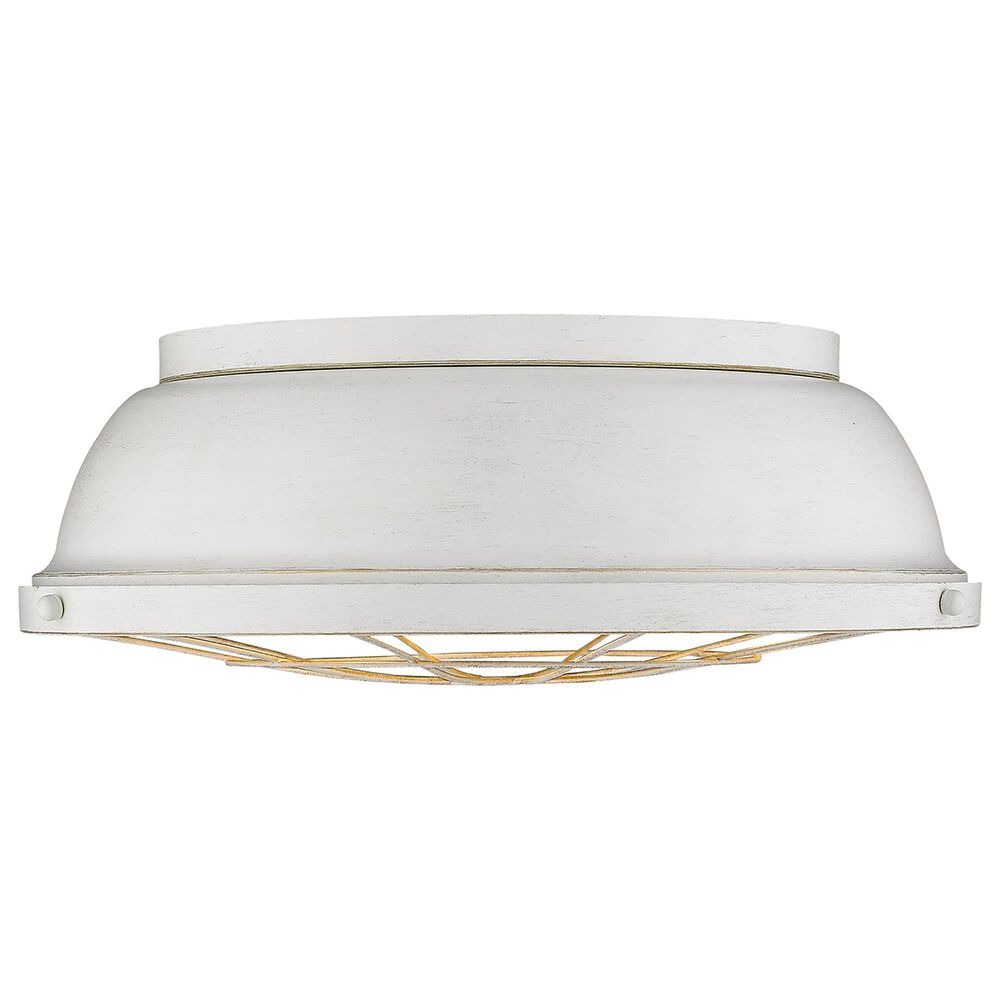 Golden Lighting Bartlett 16" Flush Mount in French White, , large