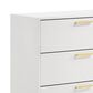 Pacific Landing Kendall 6-Drawer Dresser in Gold and White, , large