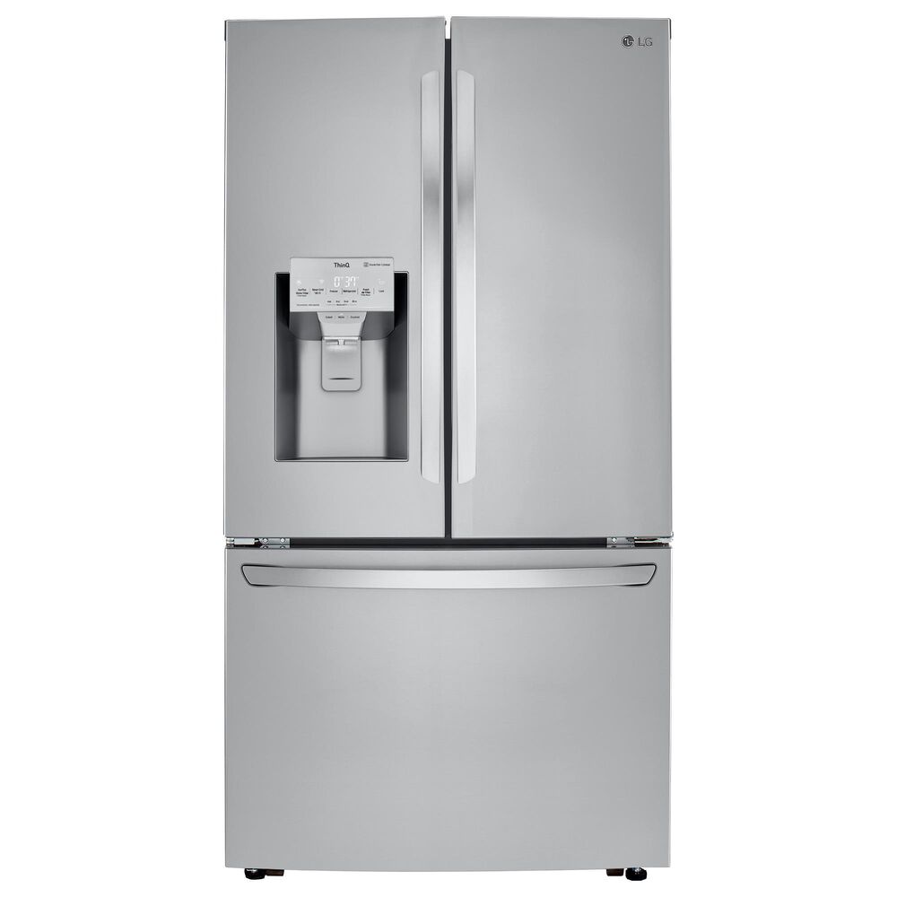 LG 24 Cu. Ft. Counter-Depth French Door Refrigerator with Craft Ice in PrintProof Stainless Steel, , large