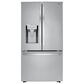 LG 24 Cu. Ft. Counter-Depth French Door Refrigerator with Craft Ice in PrintProof Stainless Steel, , large