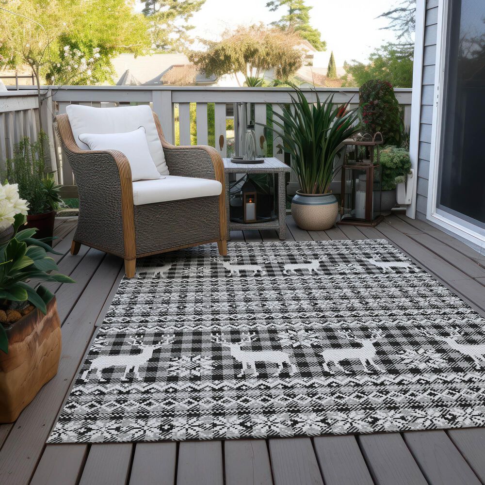 Dalyn Rug Company Wonderland WN28 5&#39; x 7&#39;6&quot; Gray Indoor/Outdoor Area Rug, , large