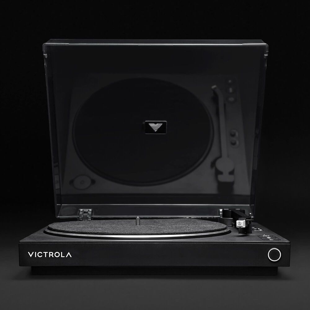 Victrola 2-Speed Automatic Turntable with Bluetooth in Black, , large