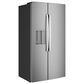 GE Appliances 24 Cu. Ft. Counter-Depth Side-By-Side Refrigerator with LED Light Wall in Fingerprint Resistant Stainless Steel, , large