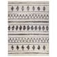 Amer Rugs Aspen 2"2" x 10" Cream and Black Runner, , large