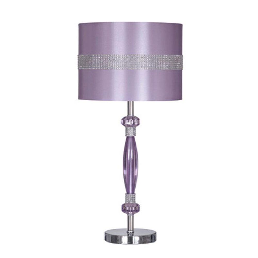 Signature Design by Ashley Nyssa Metal Table Lamp in Purple, , large