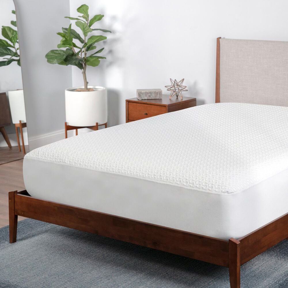 Bedgear Dri-Tec Split Head King Mattress Protector in White, , large