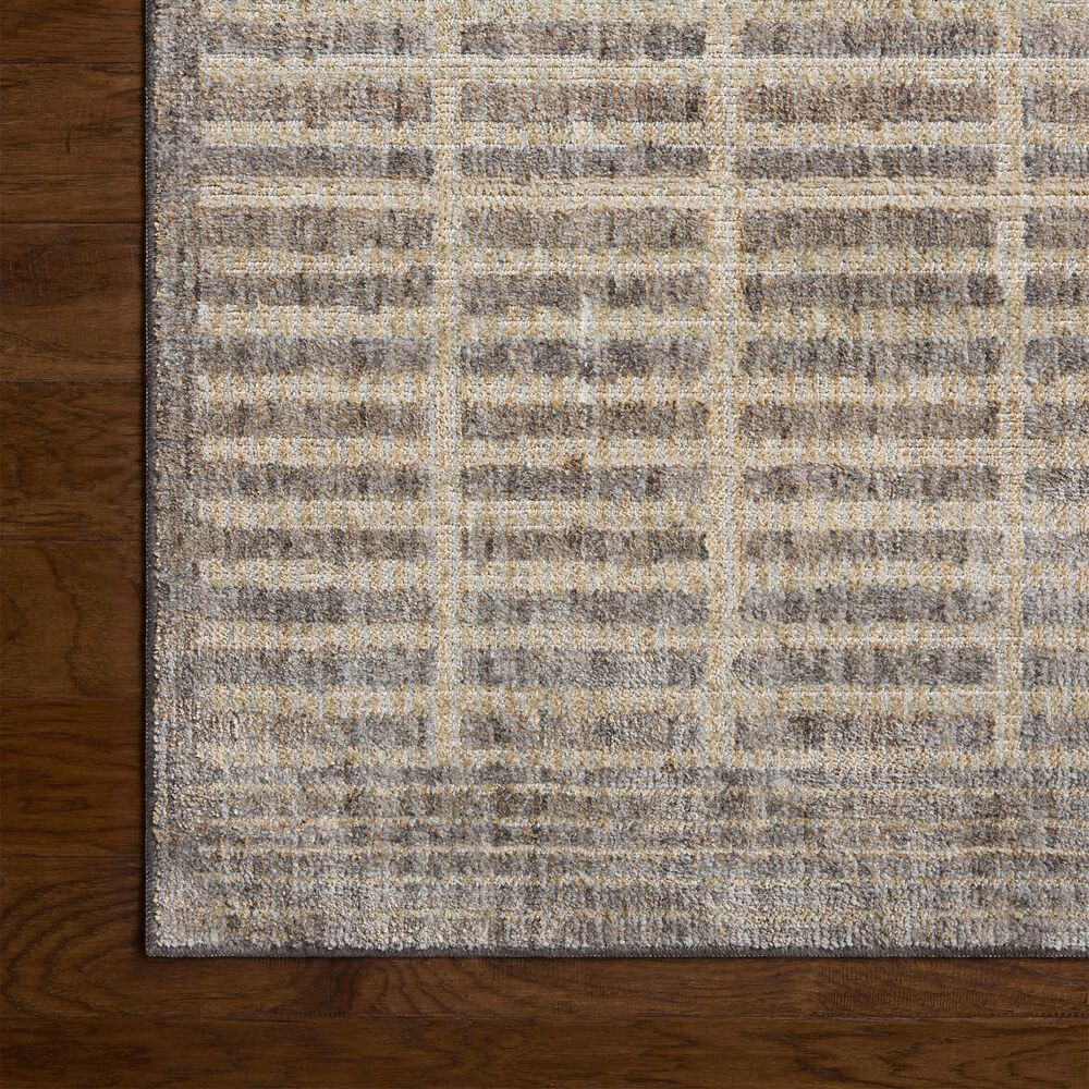 Loloi Roxie Smoke and Natural 9'3" x 13' Area Rug, , large