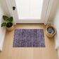 Dalyn Rug Company Soft Essentials Solid Plum 1"8" x 2"6" Indoor/Outdoor Area Rug, , large