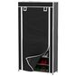 Timberlake Lavish Home Tiered Shoe Rack in Black, , large