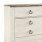 Ashley Willowton 4-Piece Queen Panel Bedroom Set in Whitewash, , large