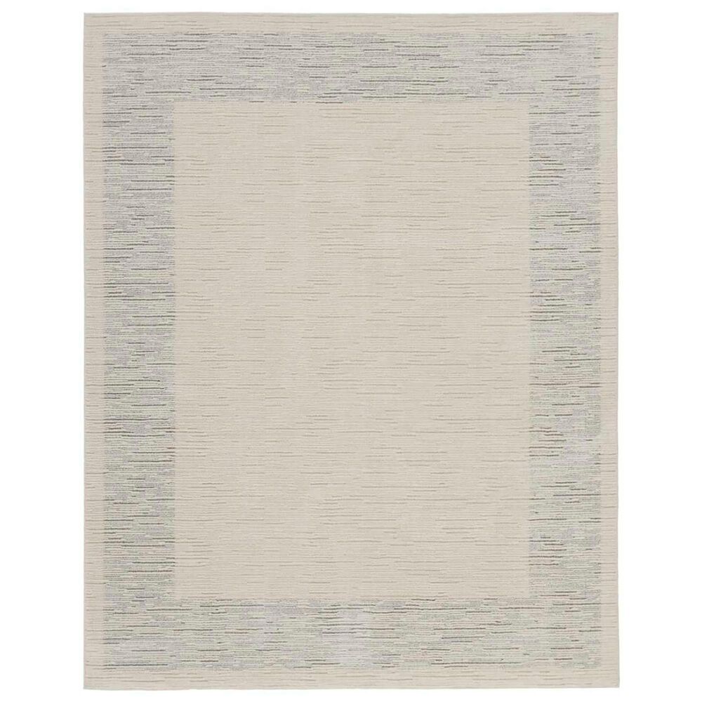 Nourison Andes AND05 3"11" x 5"11" Ivory and Grey Area Rug, , large