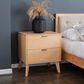 Linon Home Decor Reid 2-Drawer Nightstand in Natural, , large