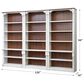Wycliff Bay Durham 6-Shelf Bookcase in Weathered White and Cherry (Set of 3), , large