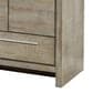 Lexora Home Lafarre 36" Single Bathroom Vanity in Rustic Acacia with 2 cm White Cultured Marble Top and Rectangular Sink, , large