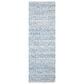 Safavieh Micro-Loop MLP502M 2"3" x 8" Blue and Ivory Runner, , large