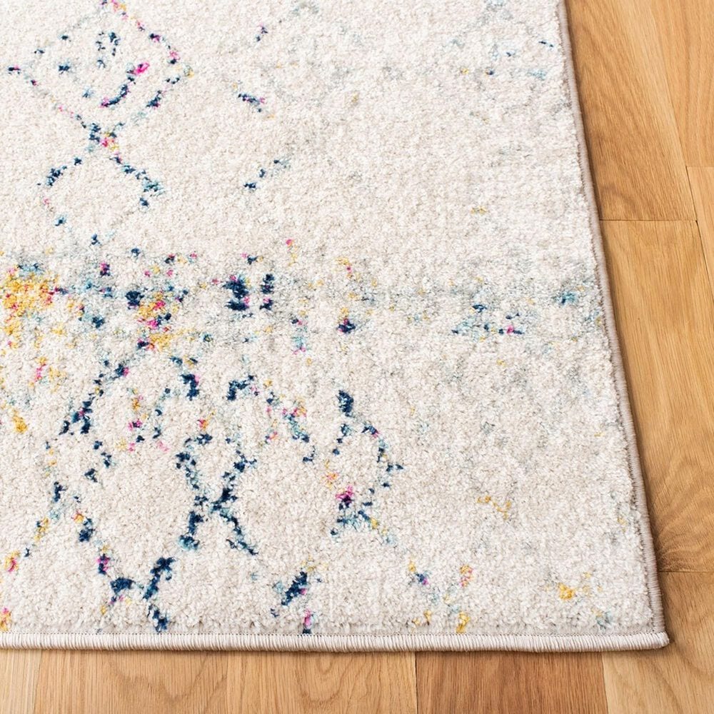 Safavieh Tulum  6&#39; x 9&#39; Ivory and Blue Area Rug, , large