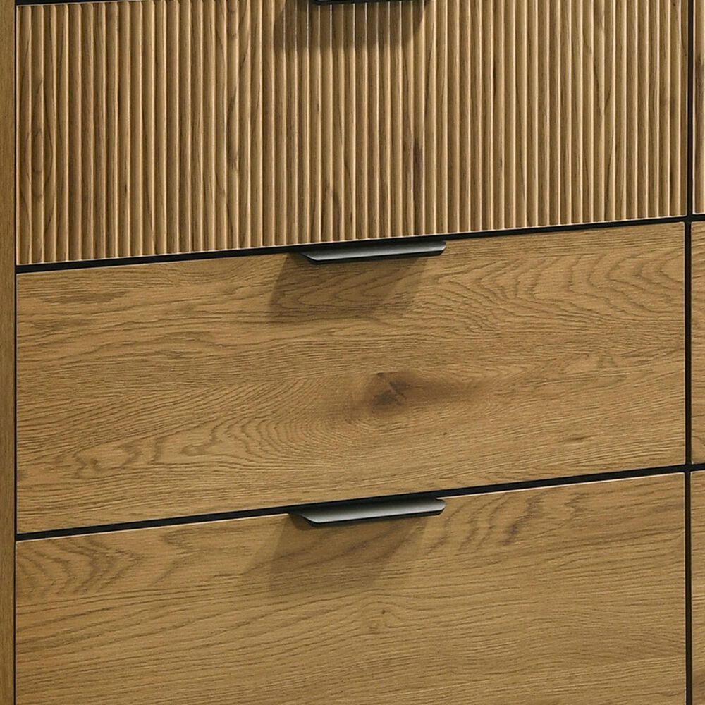 Pacific Landing Bennett 6 Drawer Dresser in Light Oak, , large