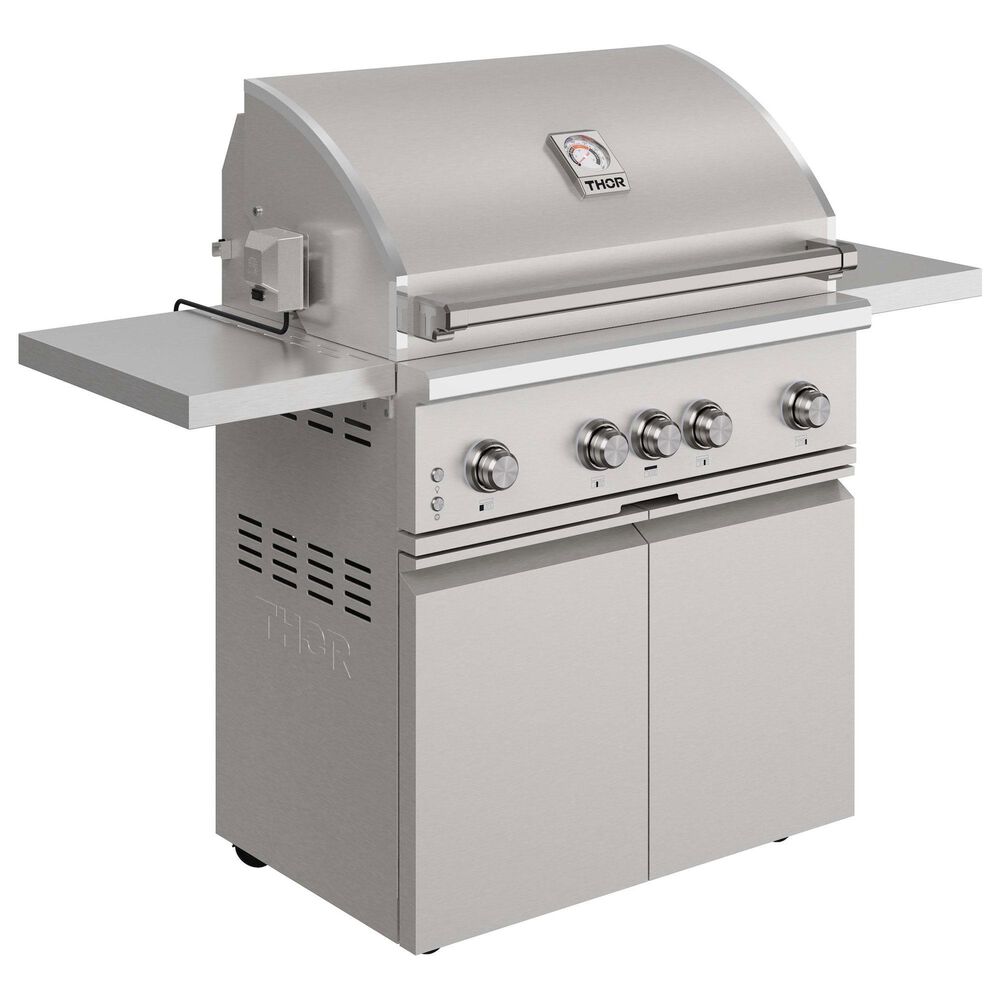 Thor Kitchen 4-Burner Freestanding Gas Grill in Stainless Steel, , large