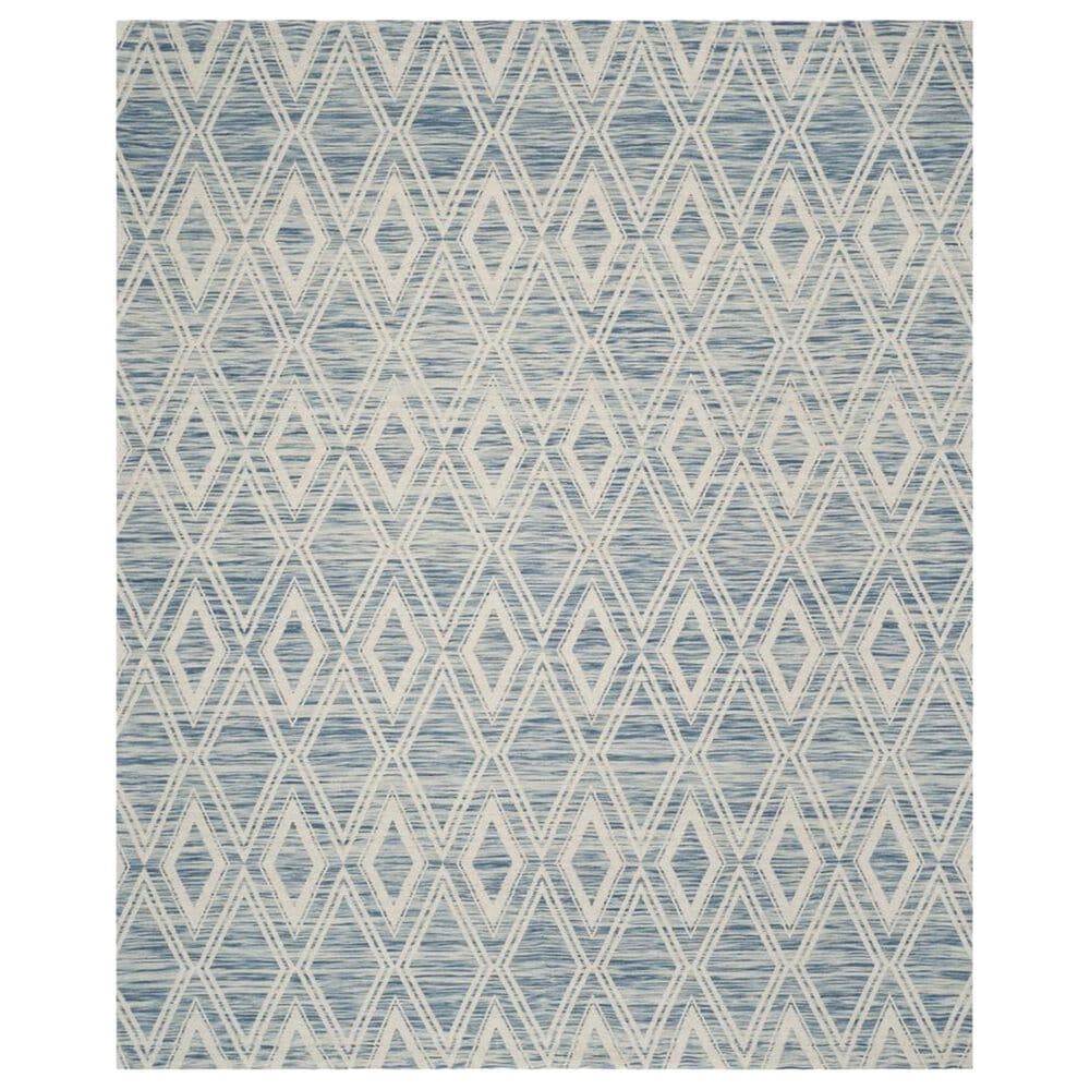 Safavieh Marbella 10" x 14" Dark Blue and Ivory Area Rug, , large