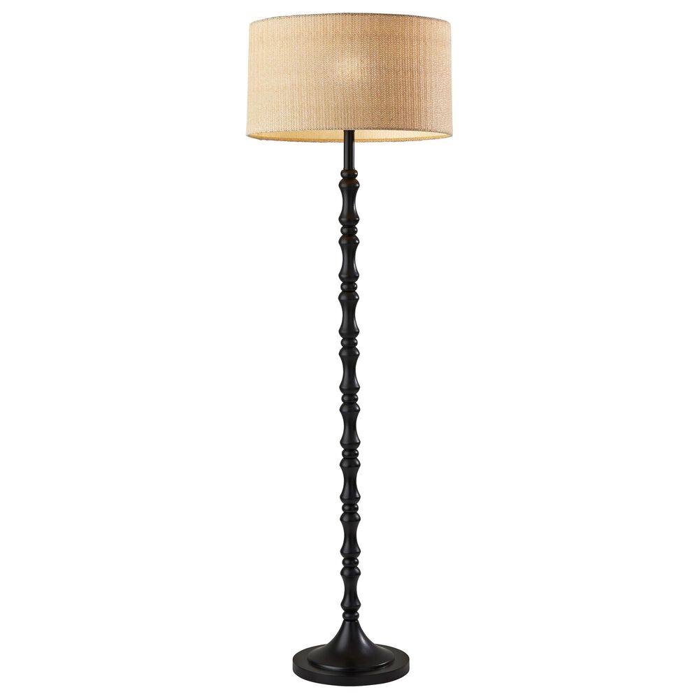 Adesso Laredo Floor Lamp in Black, , large