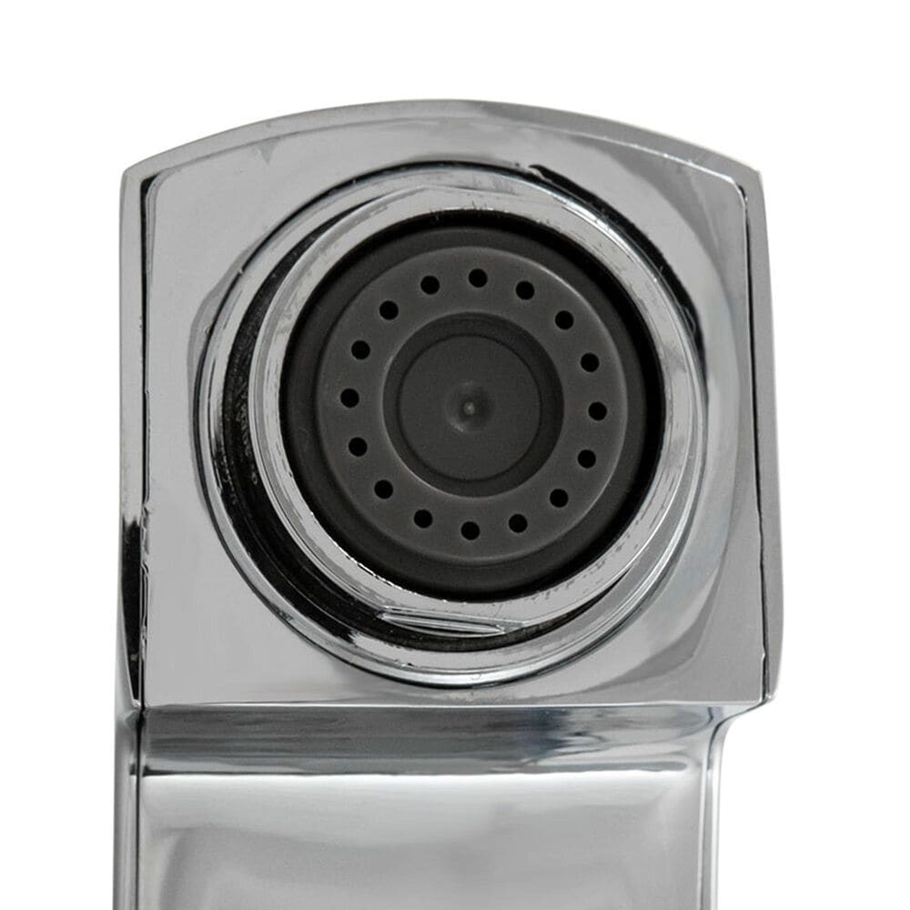 MS International Touch-Less Infrared Sensor Low-Arc Spout Bathroom Faucet in Chrome, , large