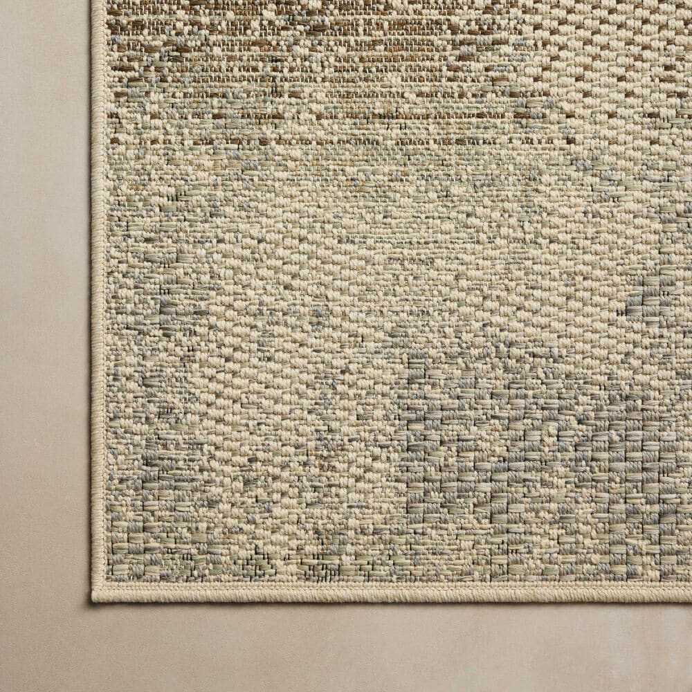 Loloi Saylor Smoke and Ivory 2'3" x 3'9" Indoor/Outdoor Area Rug, , large