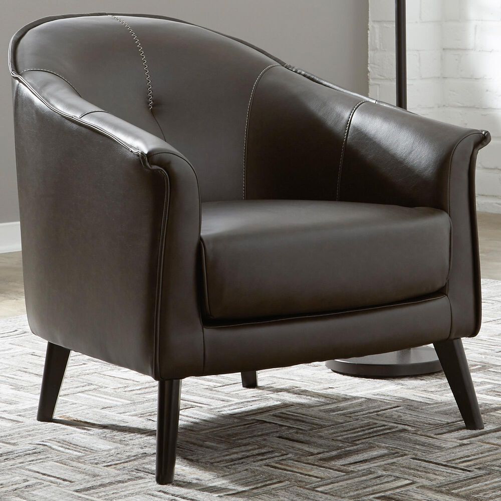 Signature Design by Ashley Brickham Accent Chair in Dark Brown, , large