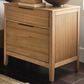 Riva Ridge Cyrus 2 Drawer Nightstand in Almond Bisque with AC Outlets, , large