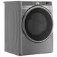 Whirlpool 7.4 Cu. Ft. Smart Front Load Gas Dryer with Steam Capabilities in Radiant Silver, , large