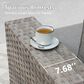 HOMLUX 6-Piece Outdoor Wicker Sectional Patio Furniture Set in Dark Gray, , large