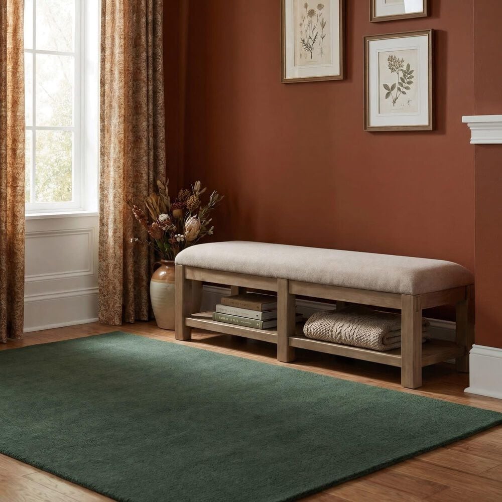 Urban Home Roycroft Upholstered Storage Bench in Gray, , large