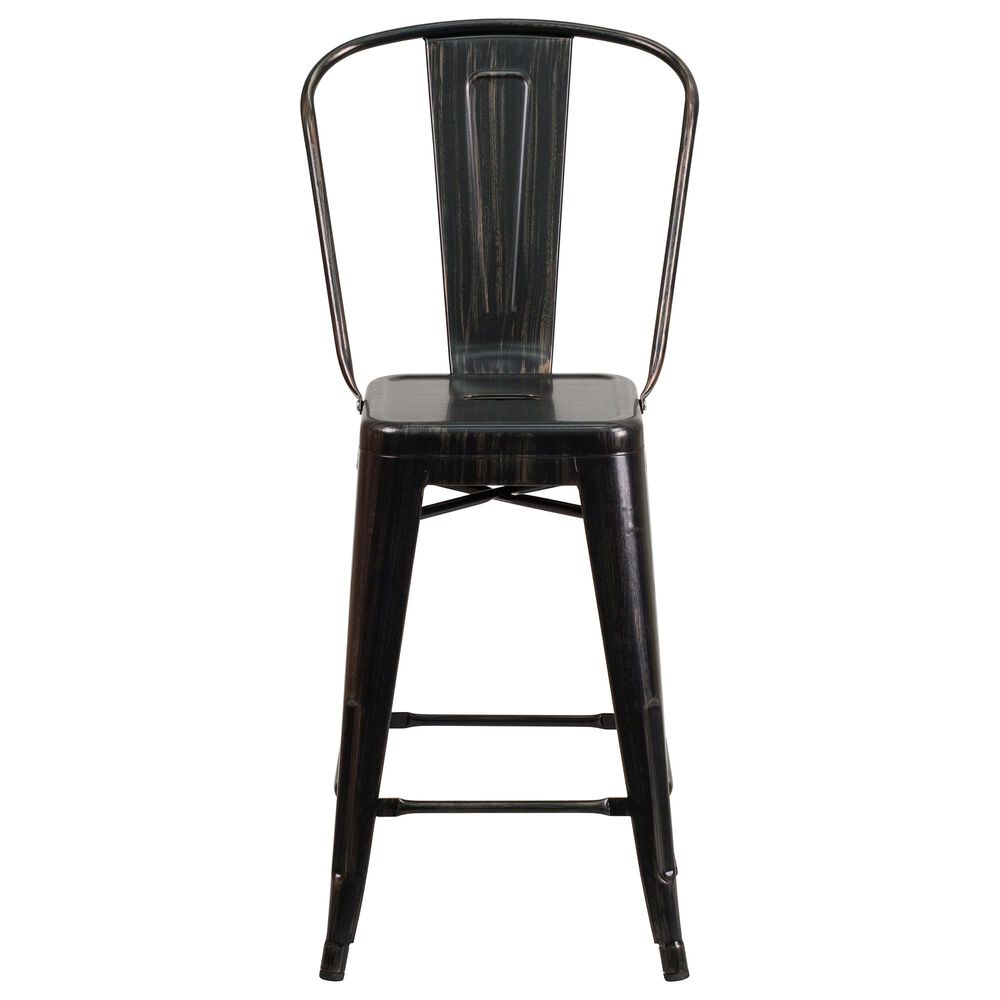 Flash Furniture 24&quot; Counter Stool in Gold, , large