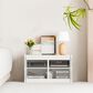 HOMLUX 3-Tier Storage Cabinet with Adjustable Shelves in White, , large