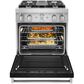 KitchenAid 30" Professional Smart Dual Fuel Range in Imperial Black, , large
