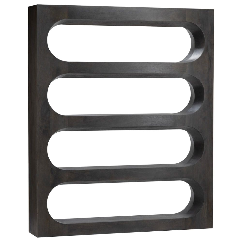 Slatehouse Trinity 5-Shelf Etagere in Black, , large