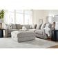 Ashley Aslan Court Storage Ottoman in Flax, , large