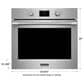 Frigidaire Professional 30" Single Wall Oven with No Preheat + Air Fry in Stainless Steel, , large