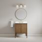37B Heston 30" Single Bathroom Vanity in Kona with White Composite Stone Top and Backsplash, , large