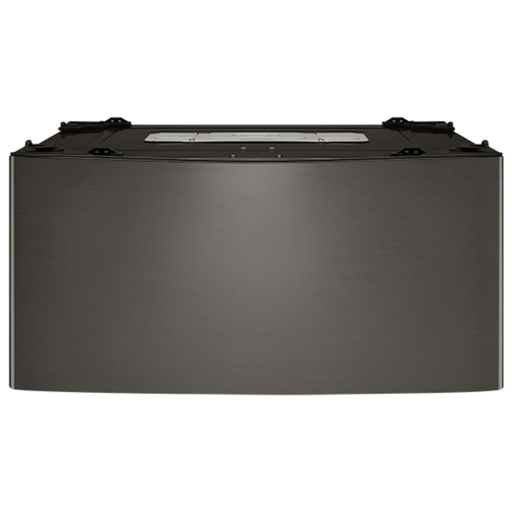 LG Sidekick Pedestal Washer in Black Stainless, , large