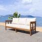 Safavieh Owen 3-Seater Outdoor Sofa in Taupe, , large