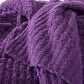 Sunday Citizen Waffle 52" x 75" Lightweight Throw in Grape, , large