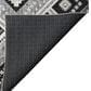 Dalyn Rug Company Portico PO5 Black 8" x 10" Area Rug, , large