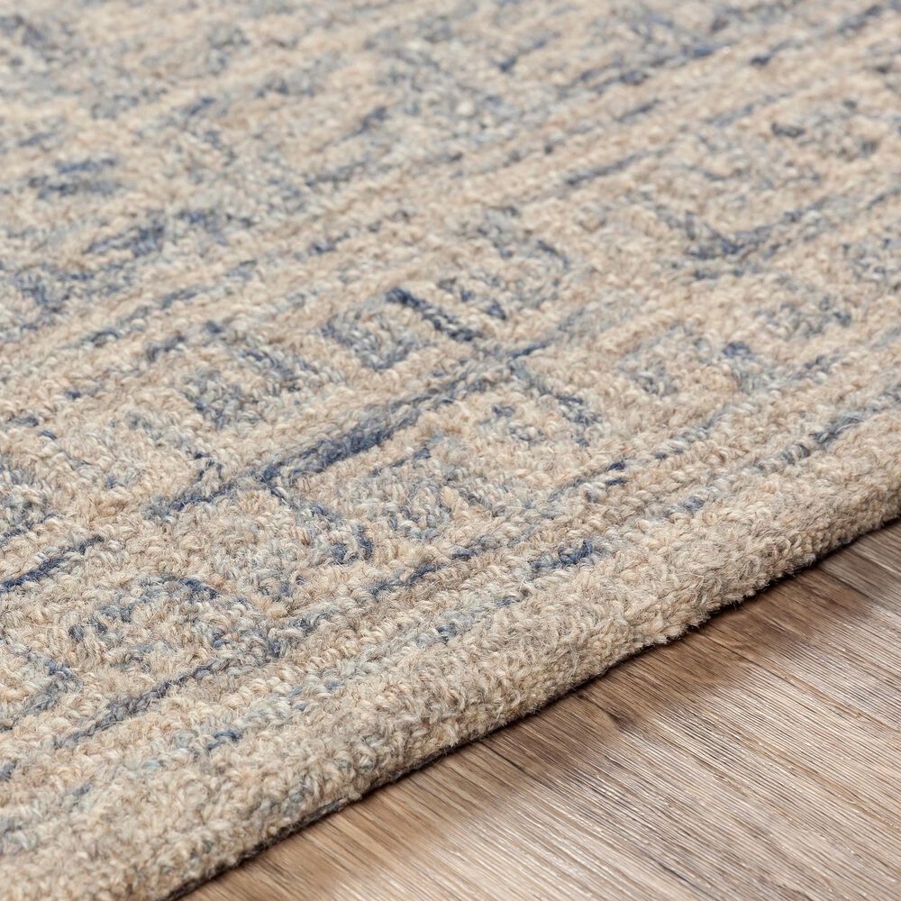 Surya Granada GND-2318 5&#39; x 7&#39;6&quot; Dark Blue, Denim and Khaki Area Rug, , large