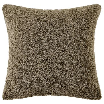 HiEnd Accents Teddy 18" x 18" Throw Pillow in Dark Oak, , large