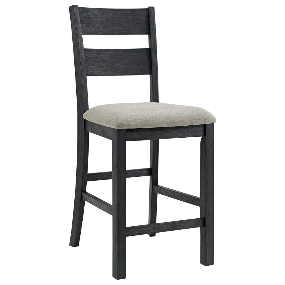 Mayberry Hill Garcia 5-Piece Rectangular Counter Dining Set in Black, , large