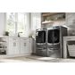 Maytag 4.8 Cu. Ft. Front Load Washer and 7.3 Cu. Ft. Gas Dryer Laundry Pair with Pedestal in Metallic Slate, , large