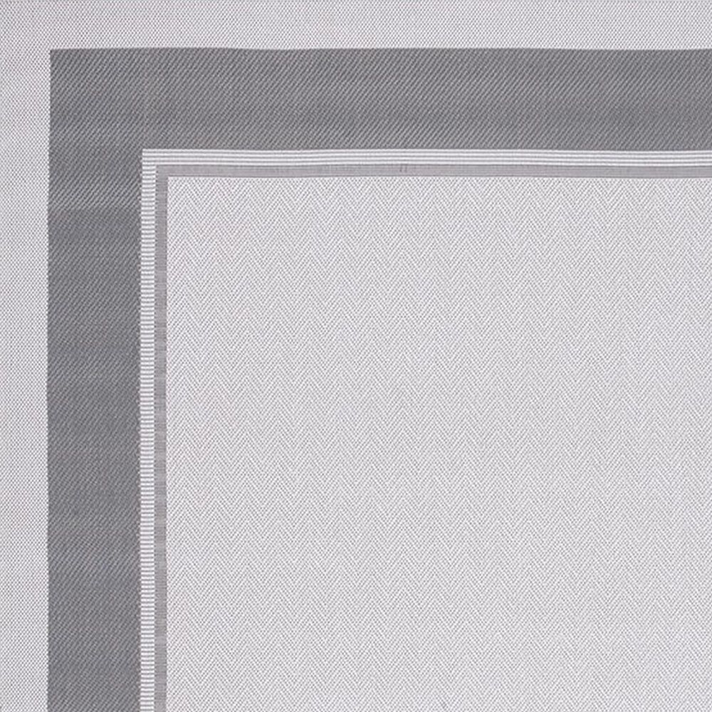 Safavieh Martha Stewart Cyprus Chevron 6&#39;7&quot; Square Ivory and Grey Area Rug, , large