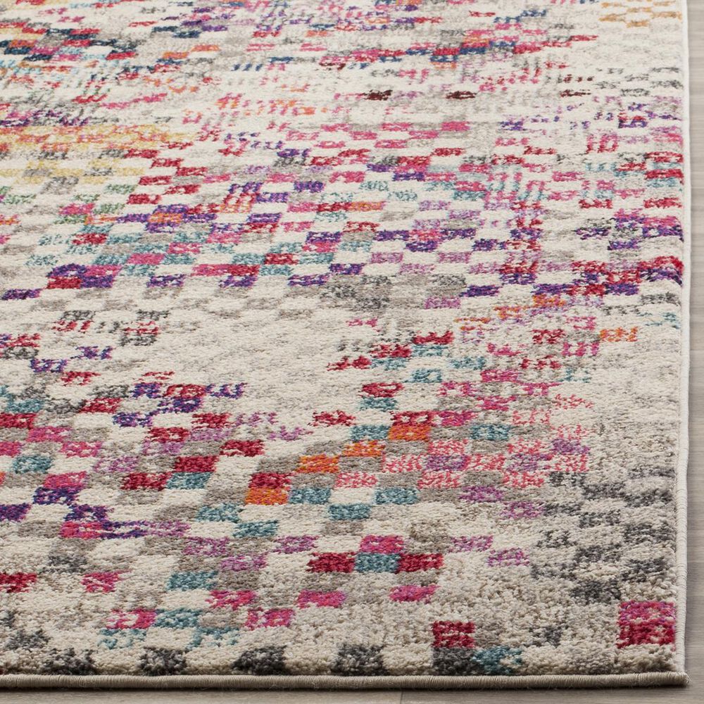 Safavieh Monaco MNC241G-10 10&#39; x 14&#39; Grey/Multi Area Rug, , large