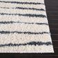 Safavieh Venus Shag VNS603B 2"2" x 6" Ivory and Dark Grey Runner, , large